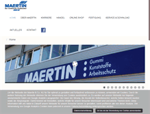Tablet Screenshot of maertin-freiburg.de
